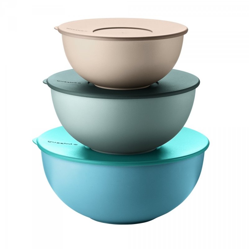 Guzzini ACTIVE DESIGN Pojemniki Kuchenne 3 Szt. / Pastelowe