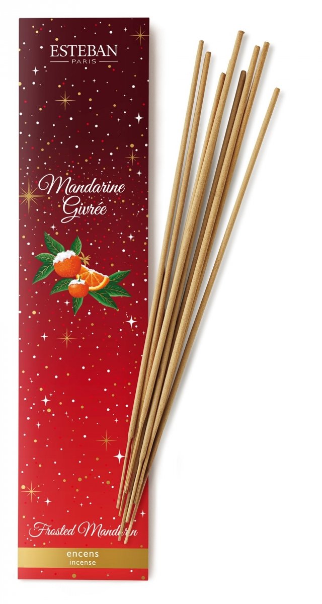 Esteban PARIS Świąteczne Kadzidełka Zapachowe / Zapach Frosted Mandarin