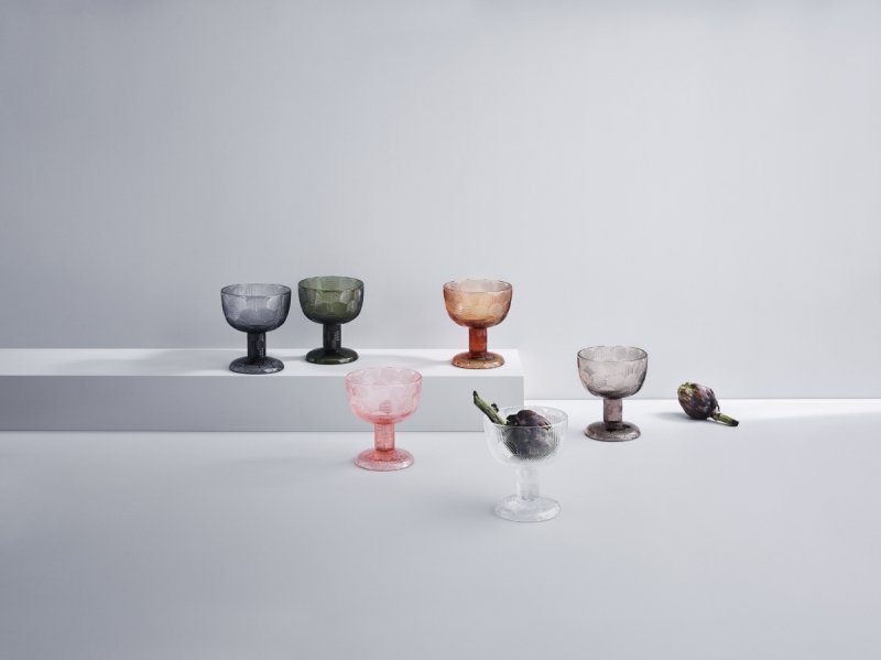 Iittala MIRANDA Szklany Pucharek do Lodów / Różowy