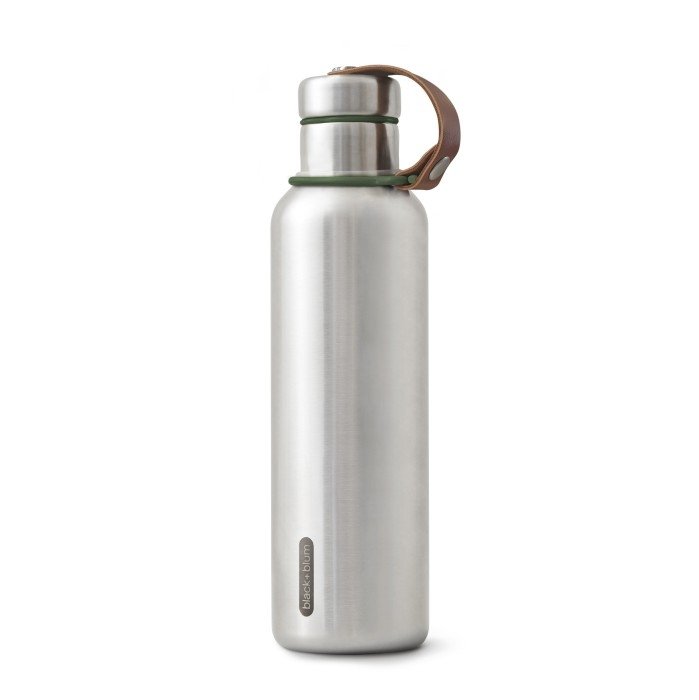 black+blum CLASSIC Stalowa Butelka Termiczna 750 ml / Oliwkowa