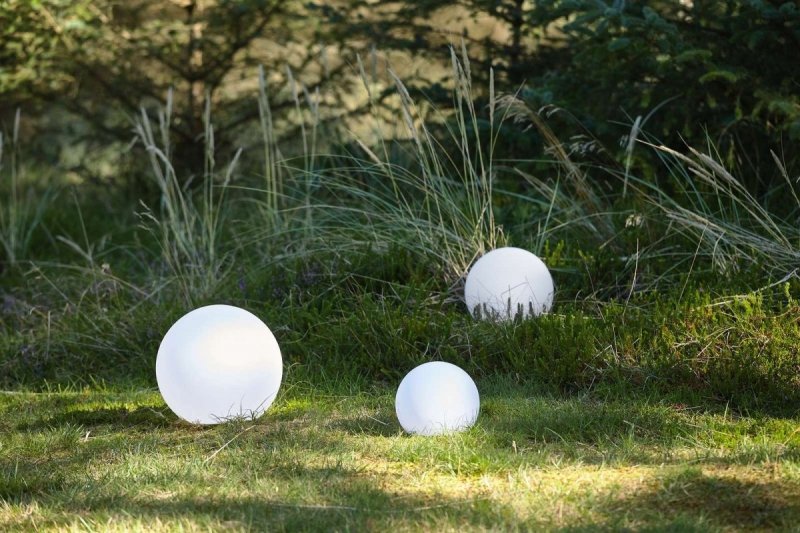 Villa Collection NORDIC Lampa Solarna Zewnętrzna - Kula Świecąca 25 cm