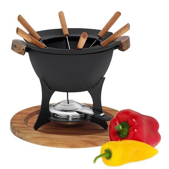 Kela COUNTRY Żeliwny Zestaw do Fondue dla 6 Osób