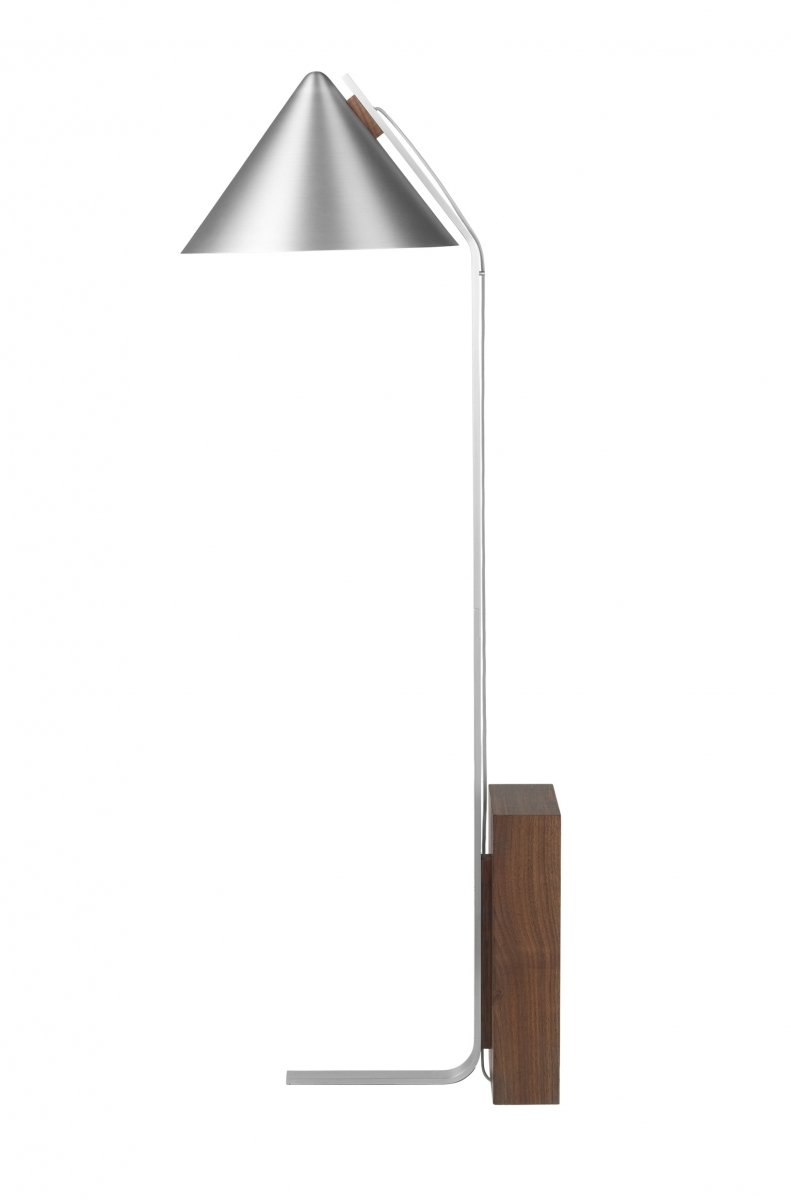 Kristina dam studio CONE Lampa Podłogowa / Srebrna