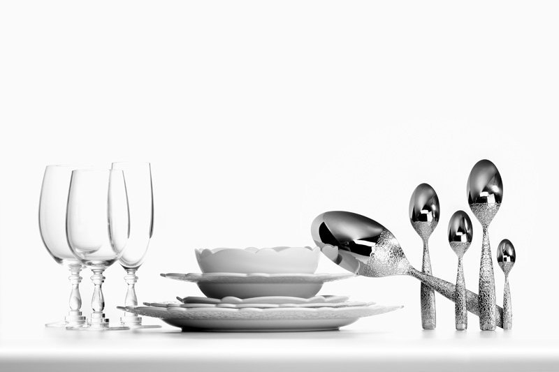 Alessi DRESSED Talerz Głęboki do Zupy 4 Szt. / Biały