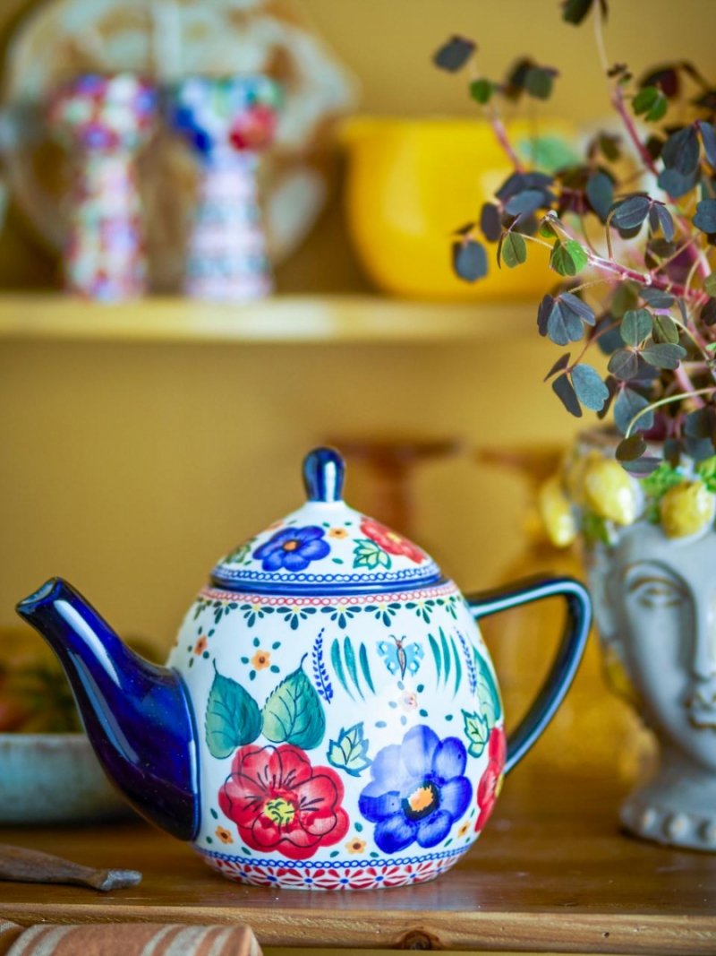 Dzbanek Florist Creative Collection z kolorowym kwiatowym wzorem
