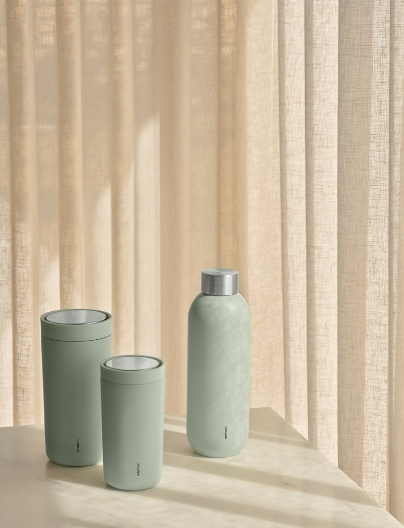 Stelton TO GO CLICK Stalowy Kubek Termiczny 200 ml / Miętowy