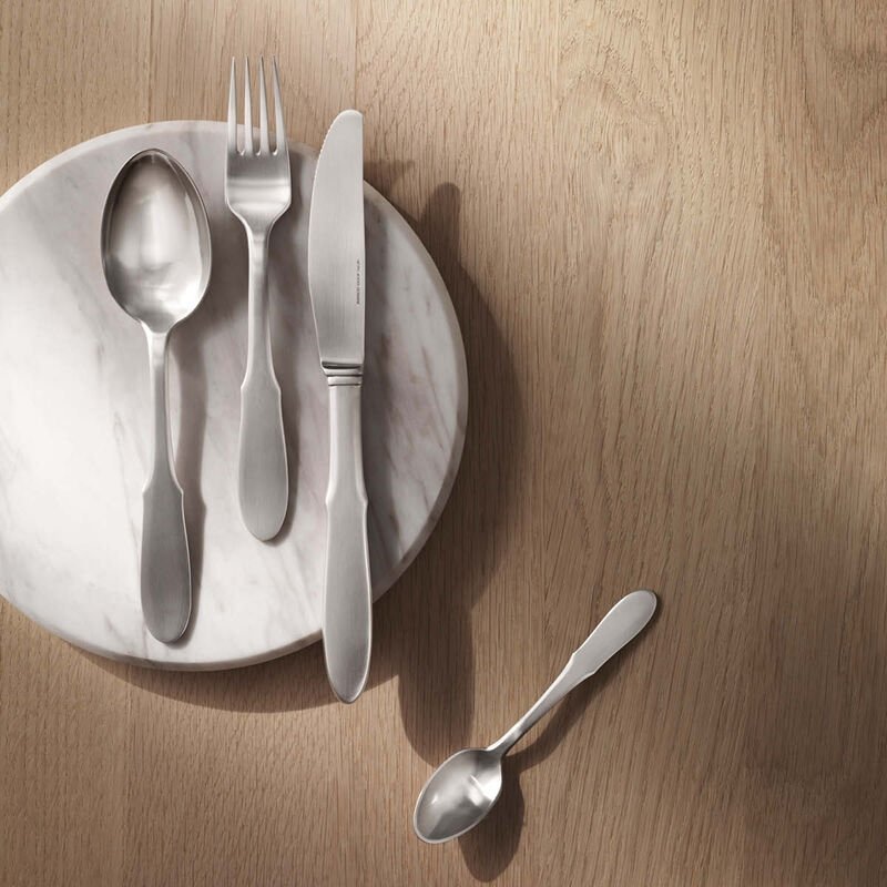 Georg Jensen MITRA Sztućce do Przystawek 8 El. Matowe