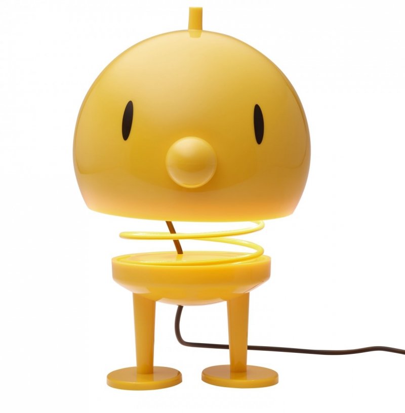 Hoptimist BUMBLE Lampa Stołowa - Figurka Optymisty XL Żółta