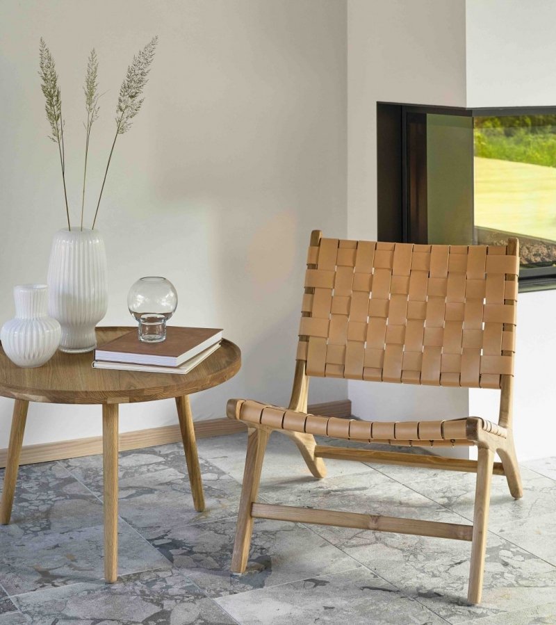 Villa Collection CUNEO Szklany Wazon do Kwiatów 20 cm Biały