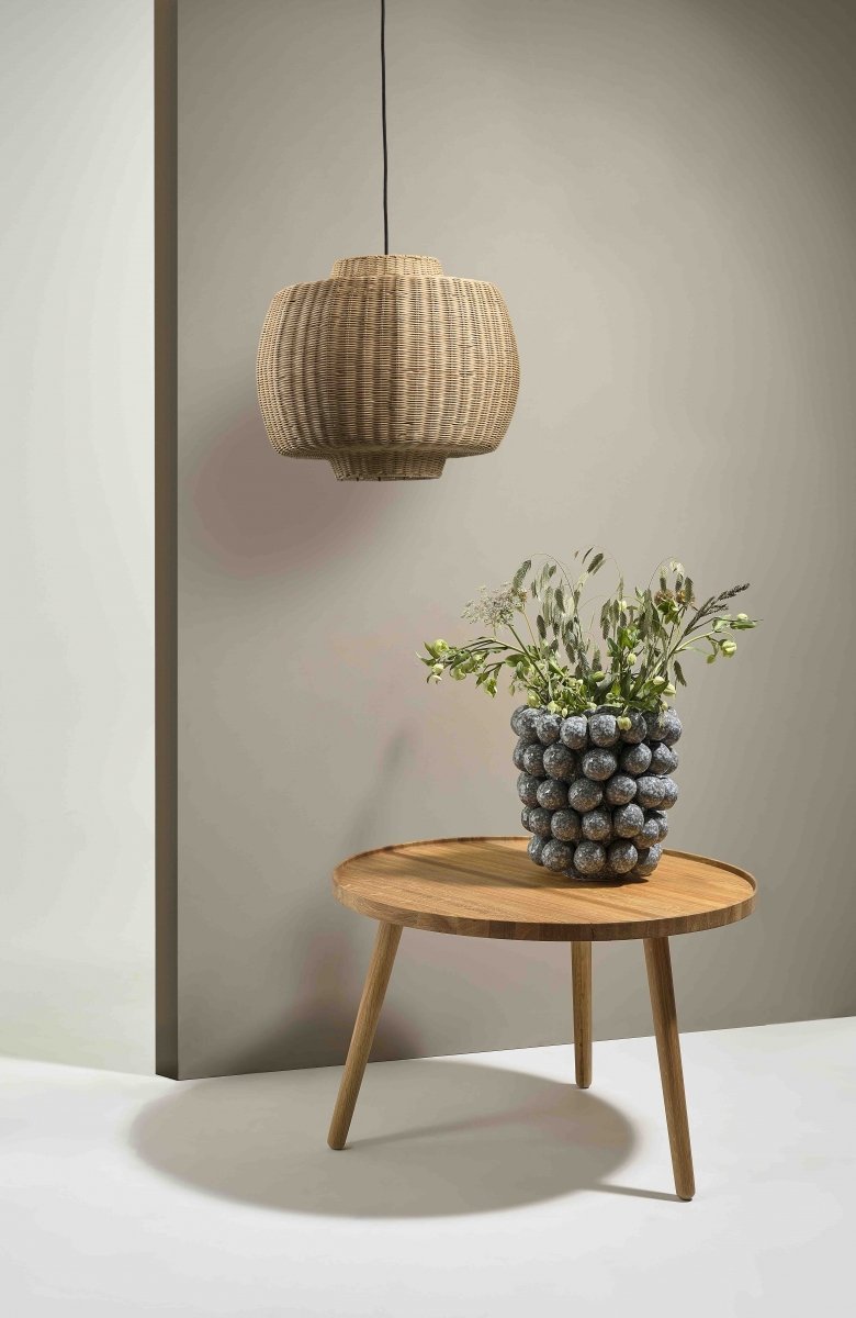 Villa Collection VILNA Lampa Wisząca Rattanowa 30 cm Naturalna