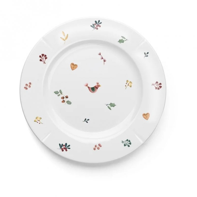 Rosendahl GRAND CRU COTTAGE Talerz Płaski 23 cm / Biały Zdobiony