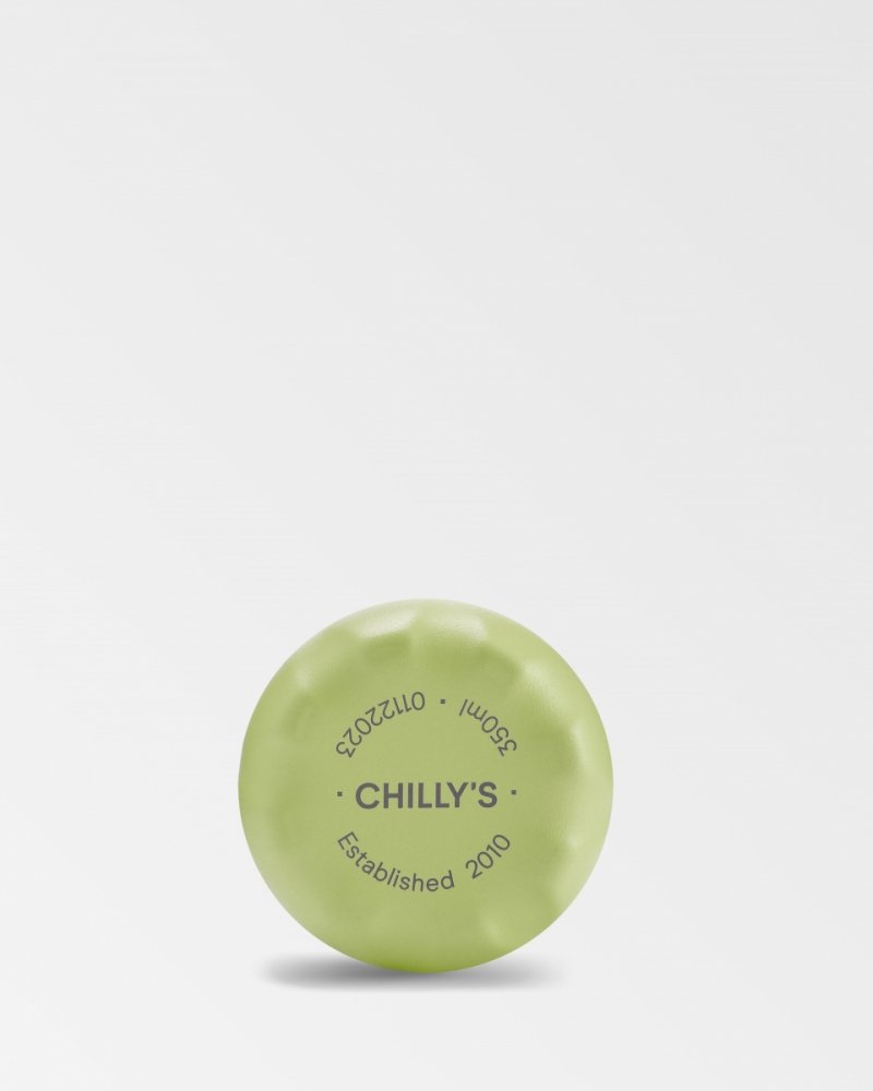 Chilly's ORIGINAL KIDS Stalowa Butelka do Wody dla Dzieci 350 ml / Zielona
