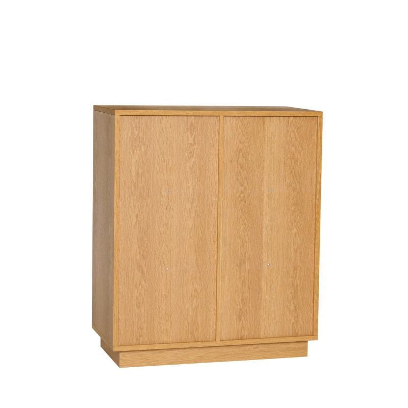Hübsch DISCO Regał 95 cm / Dębowy