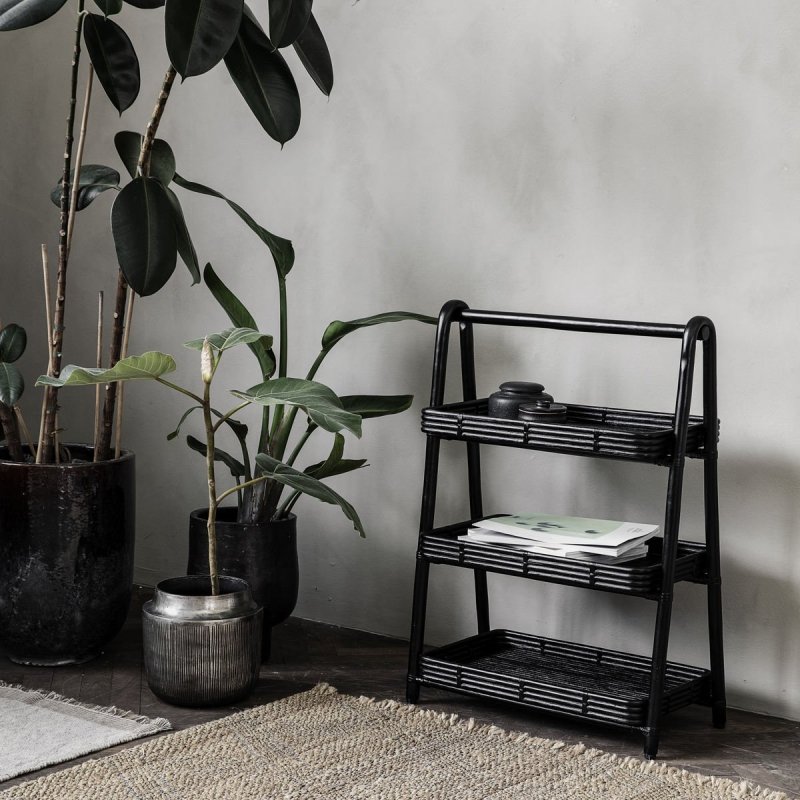 House Doctor ORGA Stojak Rattanowy - Organizer - Naturalny