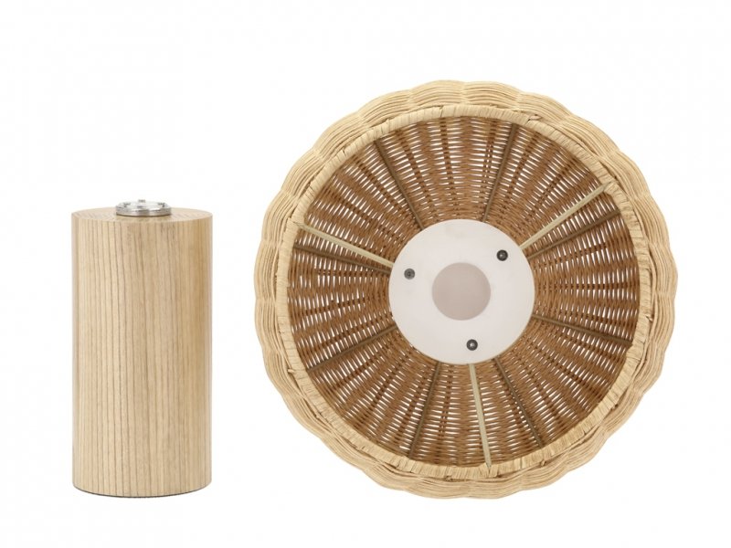 Villa Denmark VILMA Bezprzewodowa Lampa LED / Rattanowa
