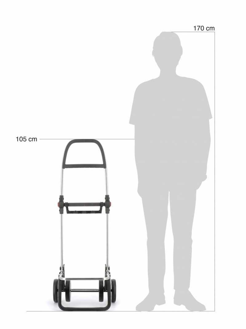 Rolser AKANTO MF 4L Wózek na Kółkach - Torba na Zakupy / Grafitowy