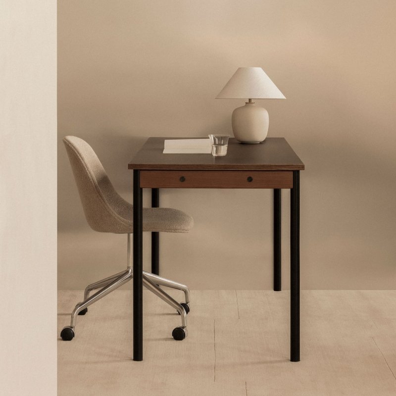 Audo CO DESK Biurko 140x70 cm / Nogi Czarne - Blat Laminat Terra