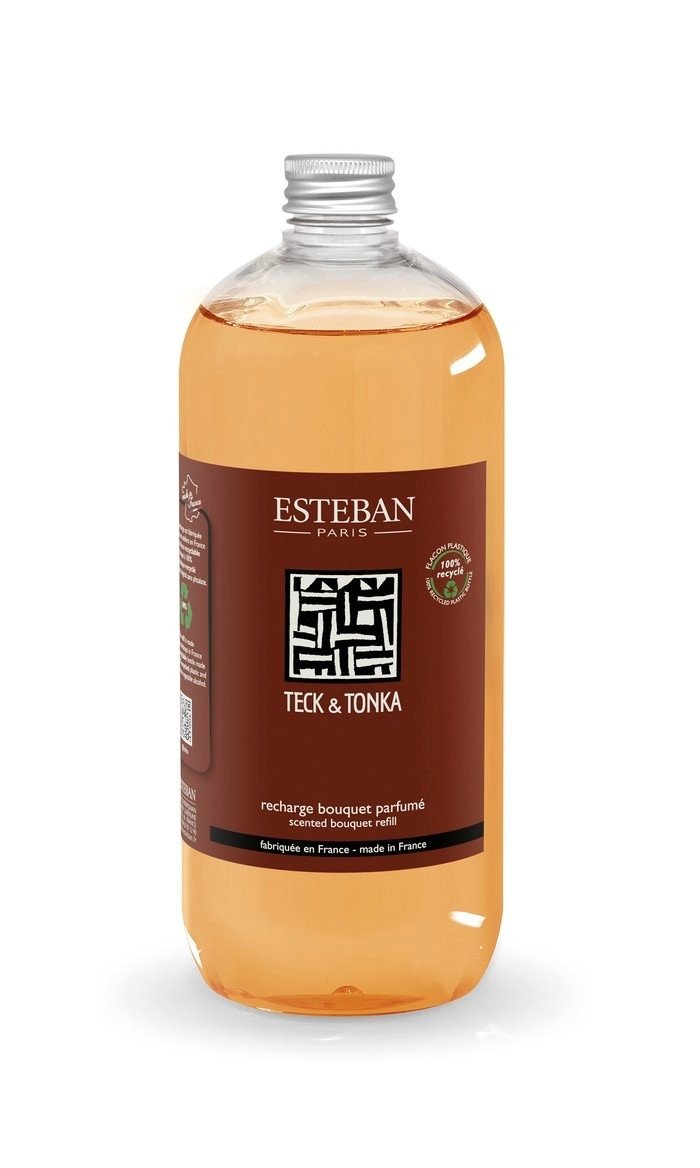 Esteban PARIS Refill - Uzupełnienie Dyfuzora Zapachowego 1000 ml / Zapach Teck and Tonka