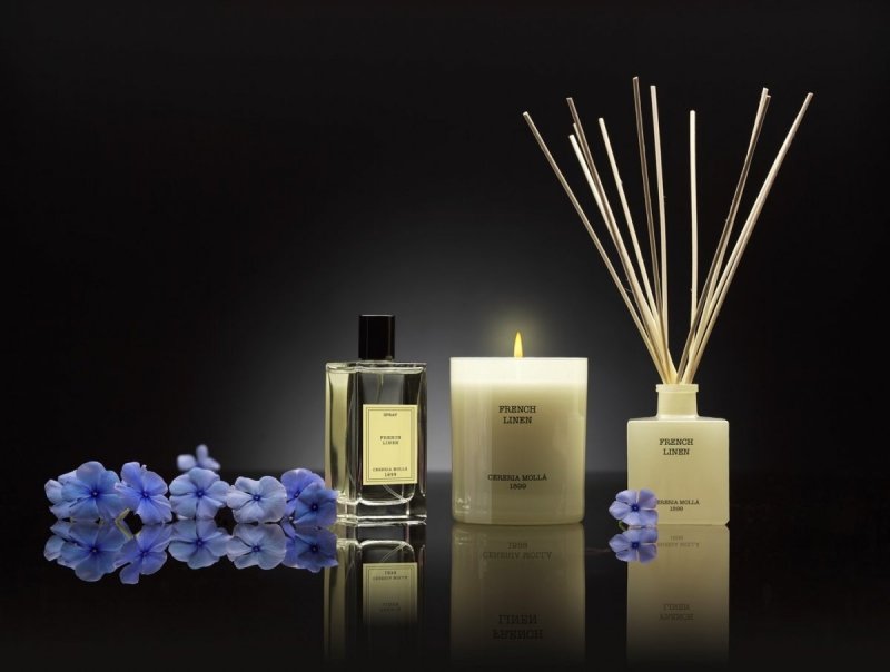 Cereria Molla BOUTIQUE Dyfuzor Zapachowy z Patyczkami 100 ml French Linen