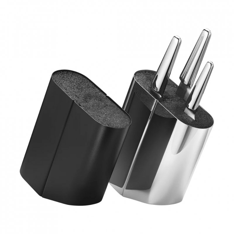 Georg Jensen ALFREDO Stalowy Blok na Noże / Srebrny