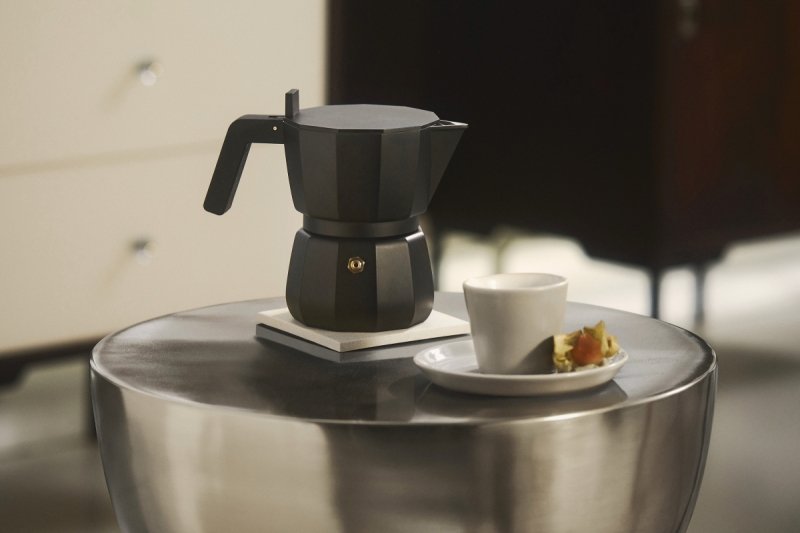 Alessi MOKA Kawiarka - Zaparzacz do Kawy 150 ml / Czarna