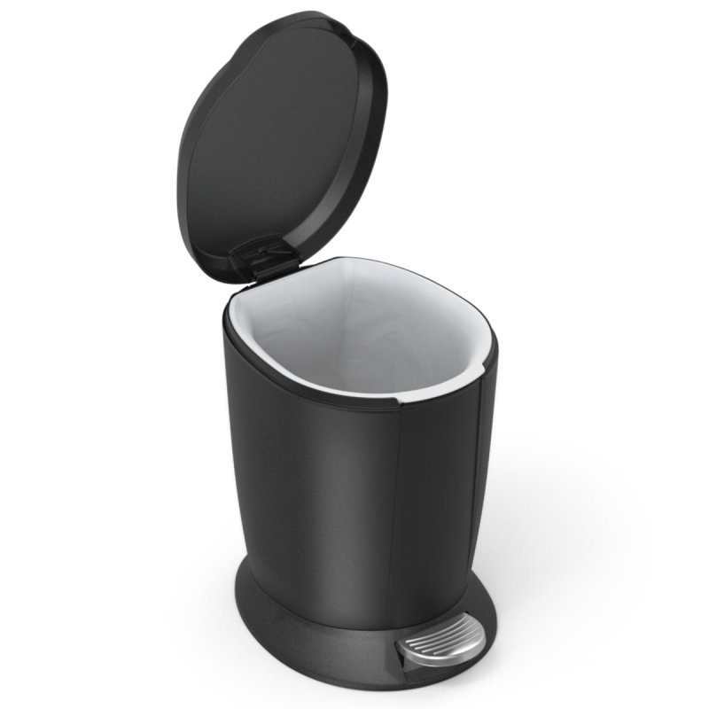 Simplehuman Kosz Pedałowy 6 l / Czarny