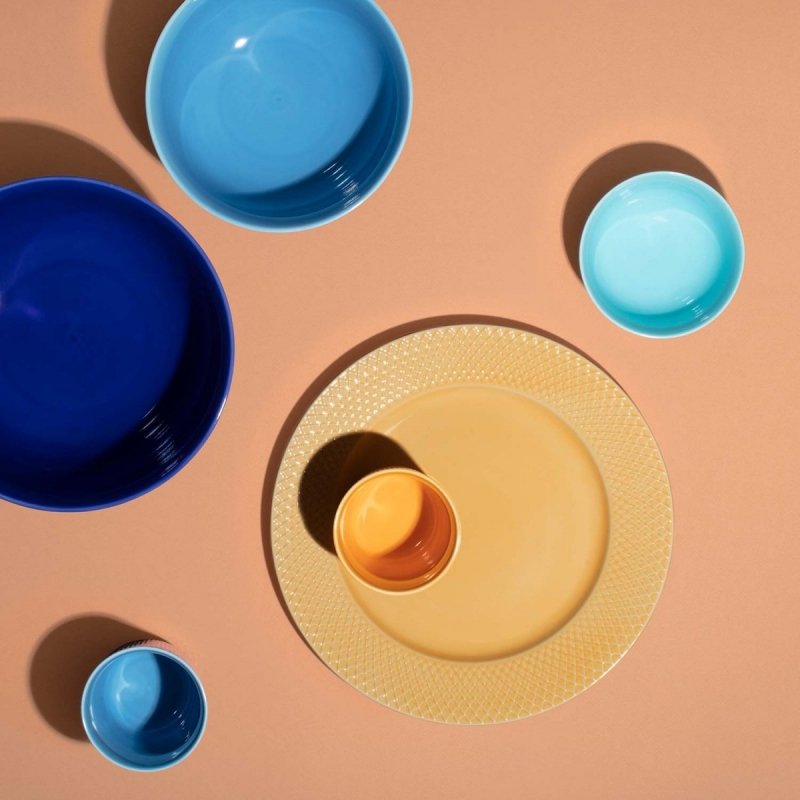 Lyngby Porcelain RHOMBE COLOR Kubek bez Ucha 330 ml Terracotta