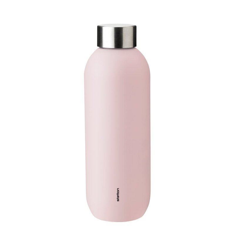 Stelton KEEP COOL Stalowa Butelka do Wody 600 ml Różowa