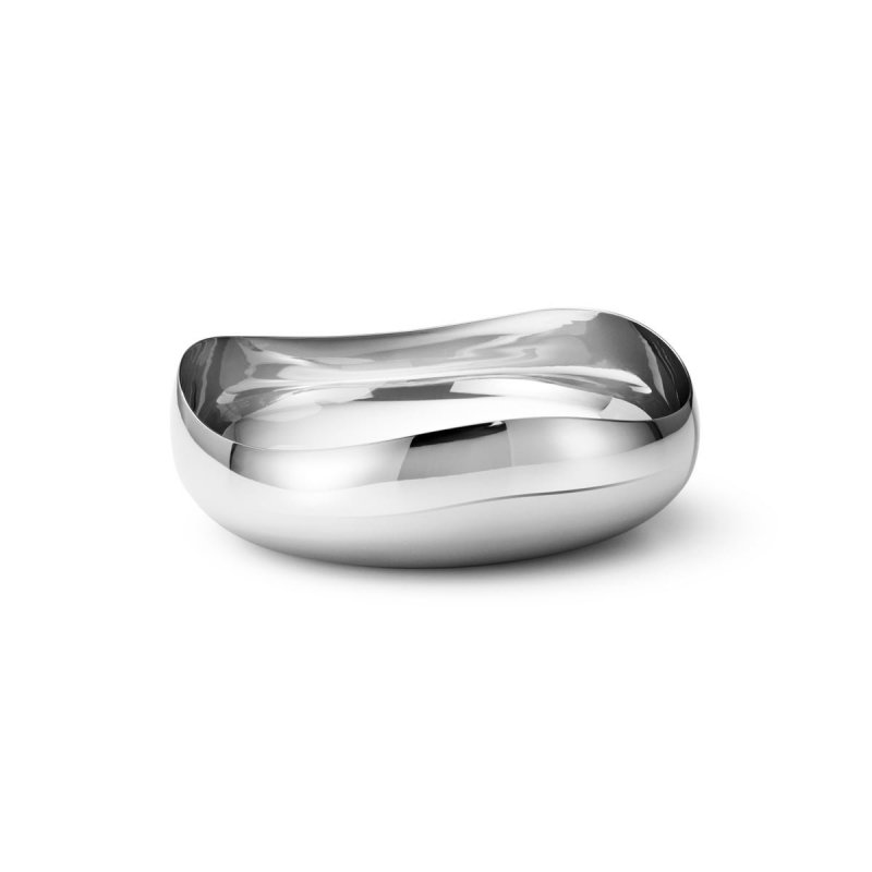 Georg Jensen COBRA Stalowa Misa do Serwowania 16 cm / Srebrna Polerowana