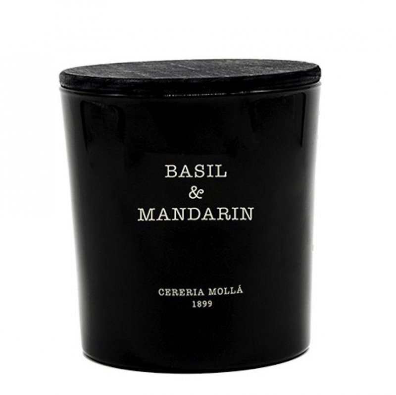 Cereria Molla BOUTIQUE Świeca Zapachowa 600 gr. / Basil and Mandarin