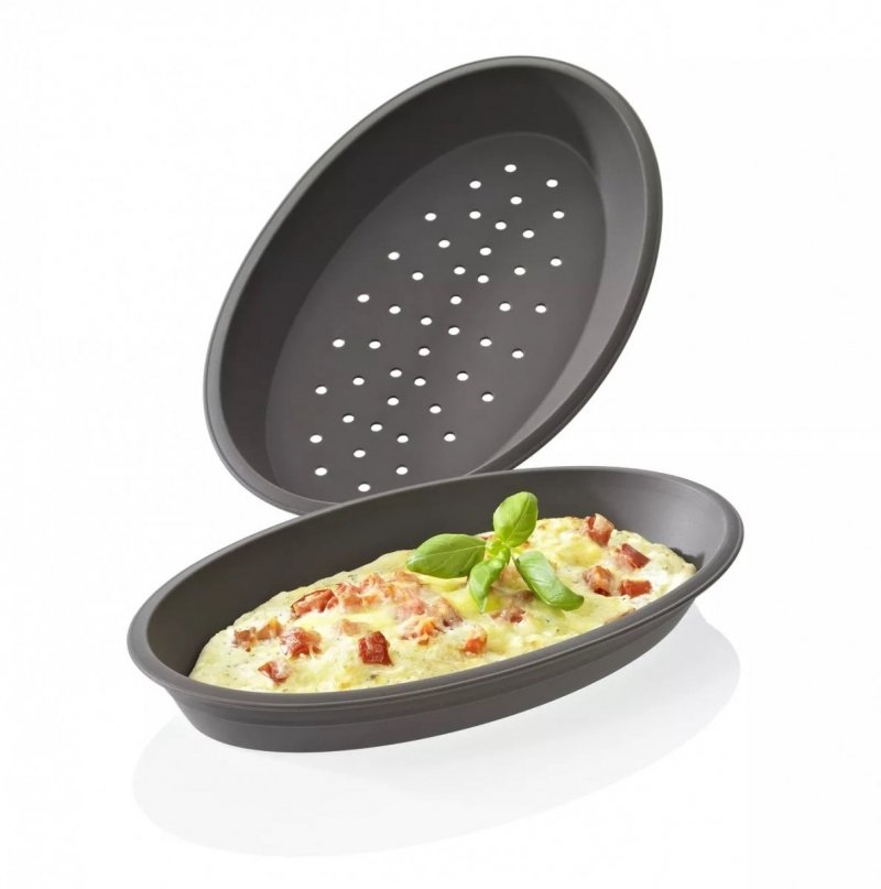 Lurch FLEXI FORM Silikonowa Owalna Forma do Pizzy 2 Szt.