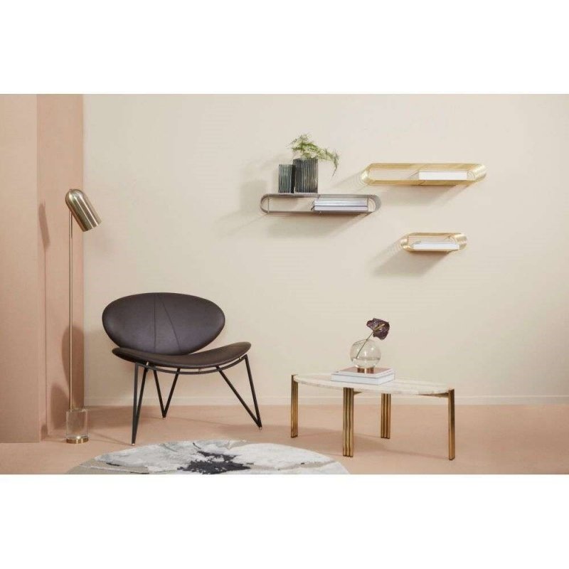 Aytm CURVA Druciana Półka Ścienna 80 cm Taupe