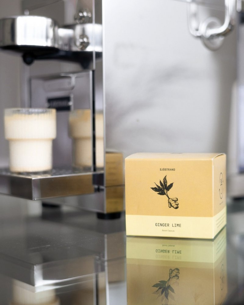 Sjöstrand GINGER LIME BOOST Kapsułki z Wyciągiem z Limonki i Imbiru 10 Szt.