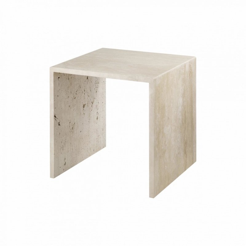 Blomus VARU Zestaw 2 Stolików z Naturalnego Trawertynu