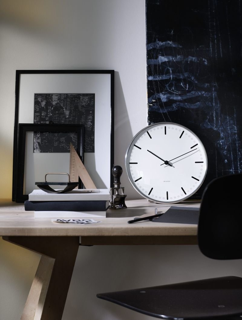 Rosendahl ARNE JACOBSEN Zegar Ścienny - City Hall 210 Biały