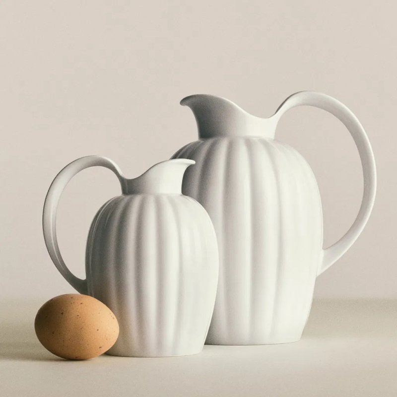 Georg Jensen BERNADOTTE Dzbanek Porcelanowy 1,2 l / Biały