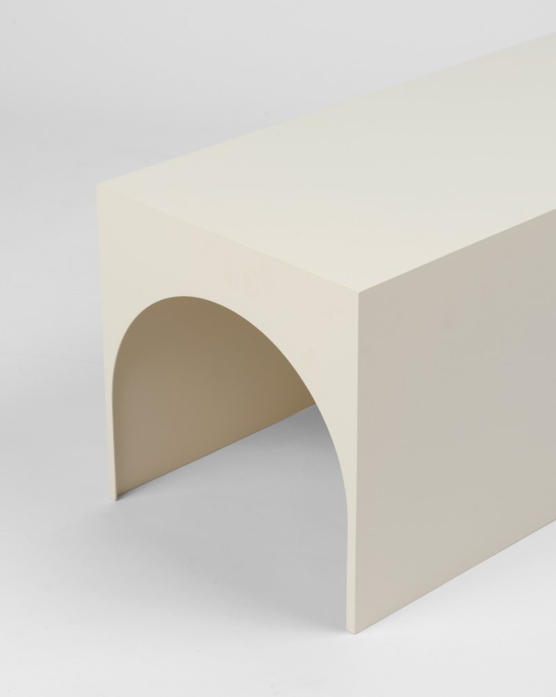 Kristina dam studio ARCH Stolik Stalowy 40 cm / Brązowy