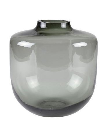 Villa Collection SCANDI Szklany Wazon do Kwiatów 20 cm / Szary