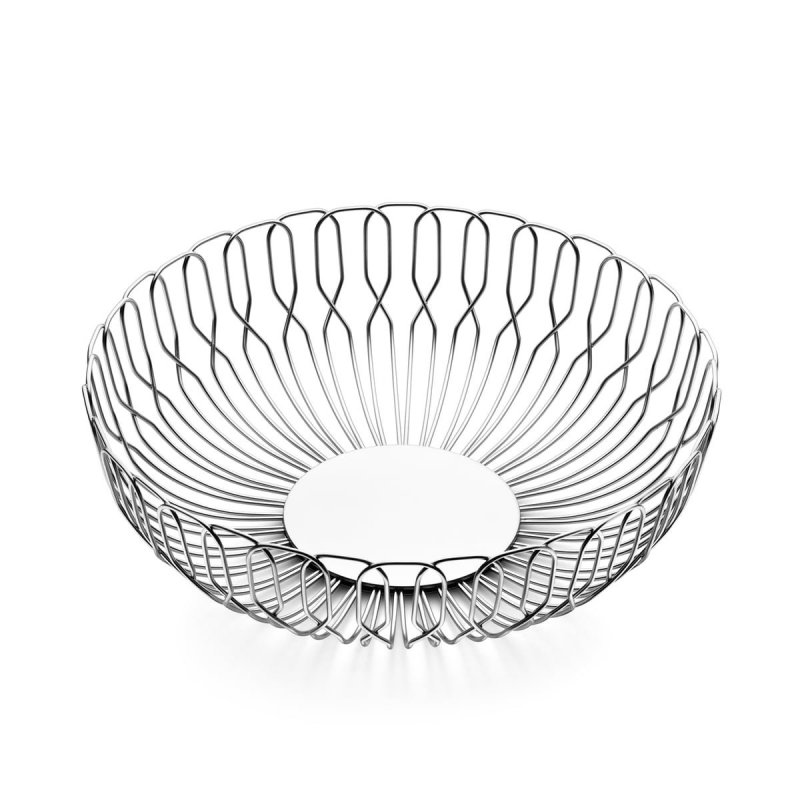 Georg Jensen ALFREDO Stalowy Kosz na Pieczywo, Owoce 26 cm