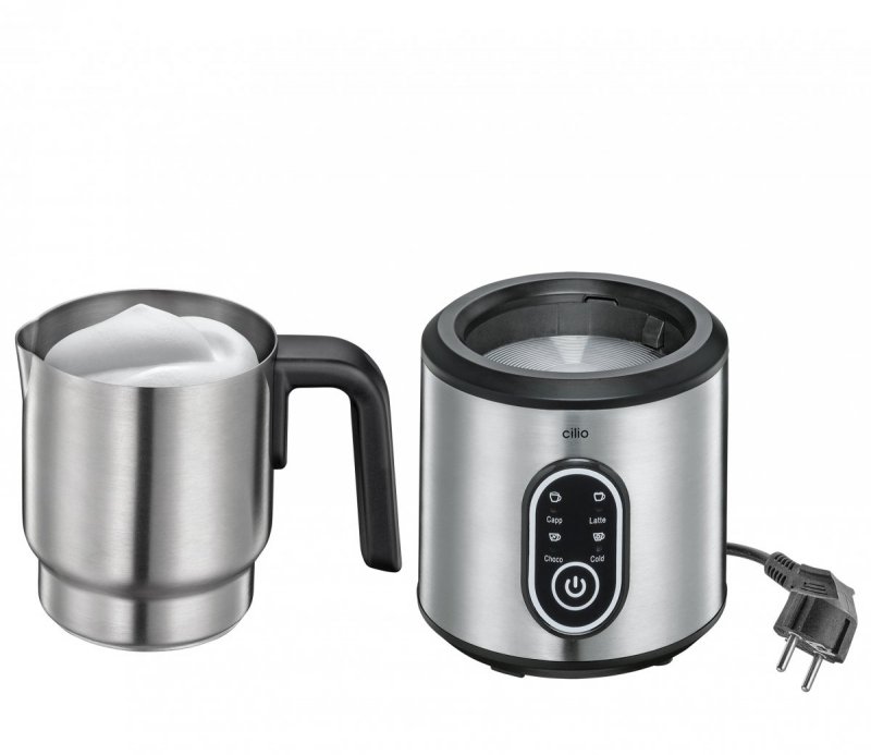 Cilio PERFETTO Elektryczny Spieniacz do Mleka 350 ml / Stalowy