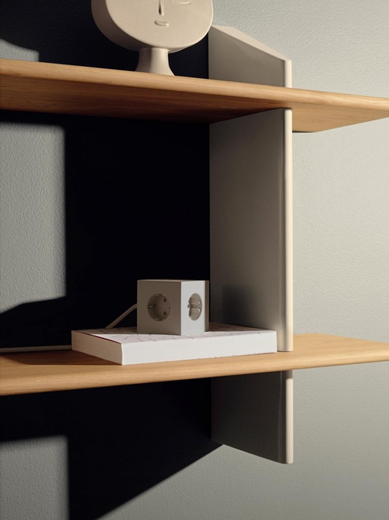 Avolt SQUARE 1 Listwa Zasilająca z Podwójnym USB-C i Magnetyczną Podstawą 3 m / Beżowa