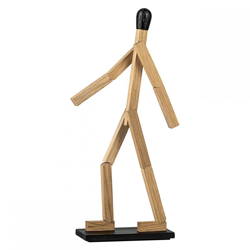 boyhood MATCH MAN Figurka Drewniana Zapałkowy Ludzik 35 cm Dąb Natualny