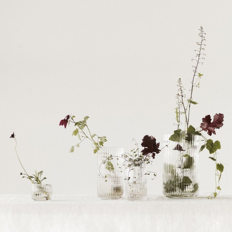Lyngby Porcelain LYNGBY Wazon Szklany 38 cm Smoke