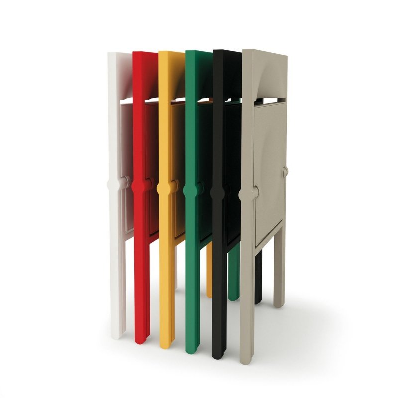 Alessi PIANA Krzesło Składane - Czarne