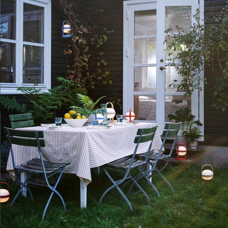 Rosendahl SOFT Bezprzewodowa Solarna Lampa LED 18,5 cm / Pomarańczowa Terrakota
