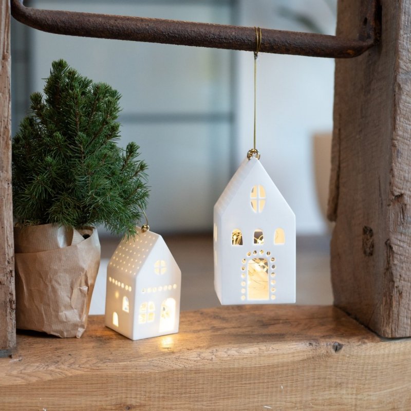 Rader HOME Świecznik - Lampion - Domek - Wiszący 16 cm