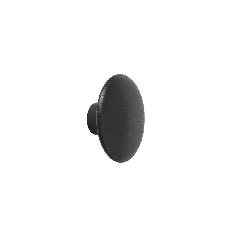 Muuto DOTS Wieszak Drewniany XS - 6.5 cm Czarny