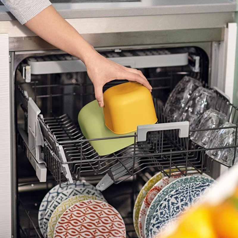 Guzzini STORE MORE Zestaw 3 Wysokich Pojemników Kuchennych z Recyklingu