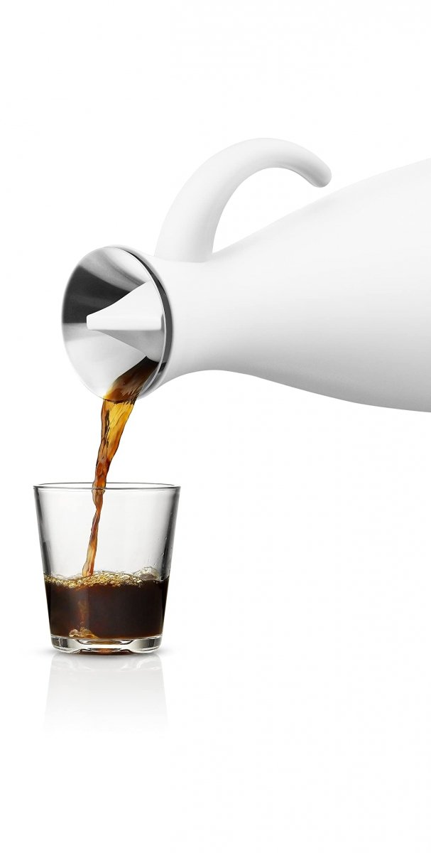 Eva Solo SERVING Termos Stołowy 1 l z Uchwytem / Biały Matowy