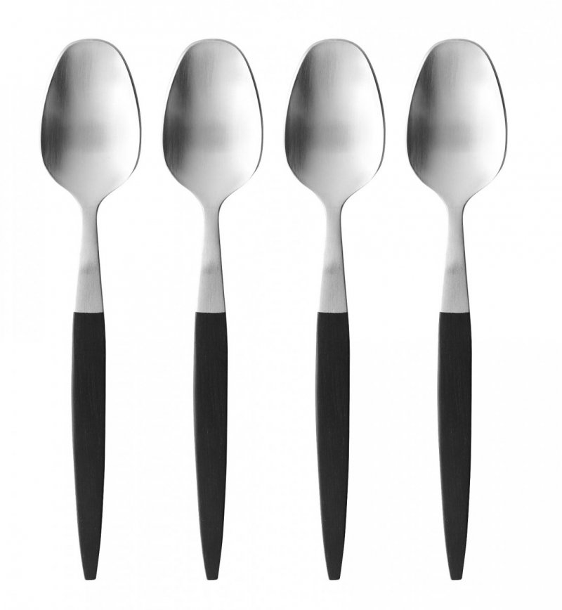 Gense FOCUS DE LUXE Łyżeczki Deserowe 16,8 cm / Czarne